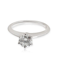 Tiffany & Co. Diamond Solitaire Ring in  Platinum I VS1 0.76 CTW