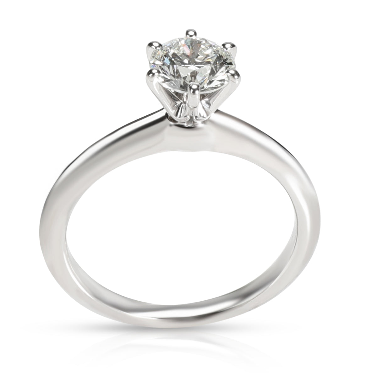 Tiffany & Co. Diamond Solitaire Ring in  Platinum I VS1 0.76 CTW