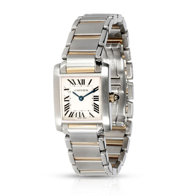 Cartier Tank Francaise W51007Q4 Womens Watch in 18kt Stainless Steel/Yellow Gol