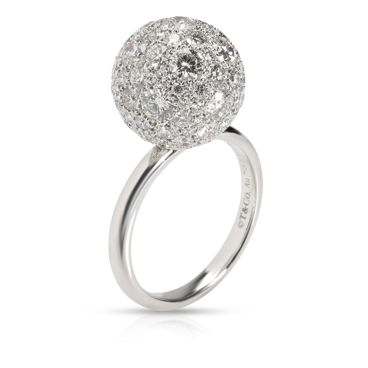 Tiffany diamond ball ring Clearance