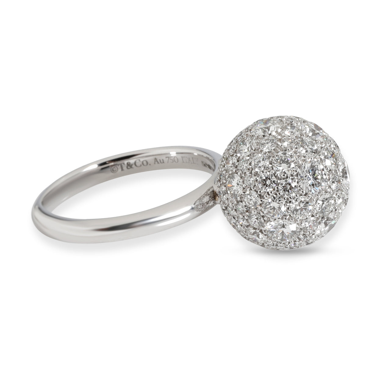 Tiffany diamond ball ring Clearance