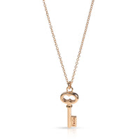 Tiffany Oval Mini Keys Necklace in 18K Rose Gold