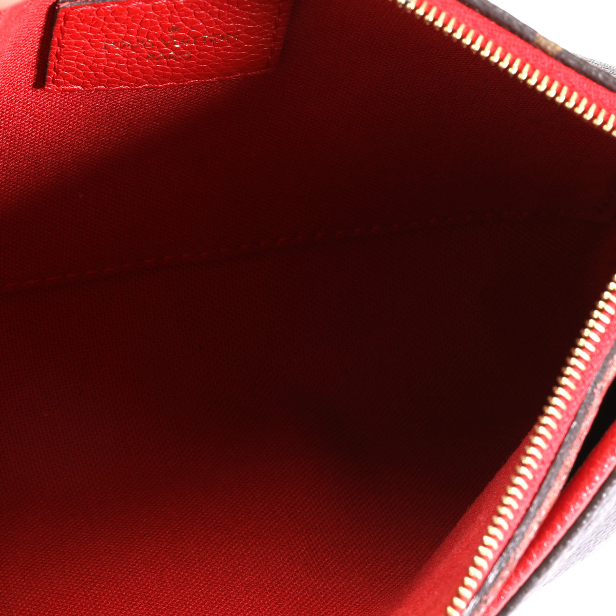 Louis Vuitton Pallas Clutch Cerise Red Monogram Canvas Cross Body Bag -  MyDesignerly