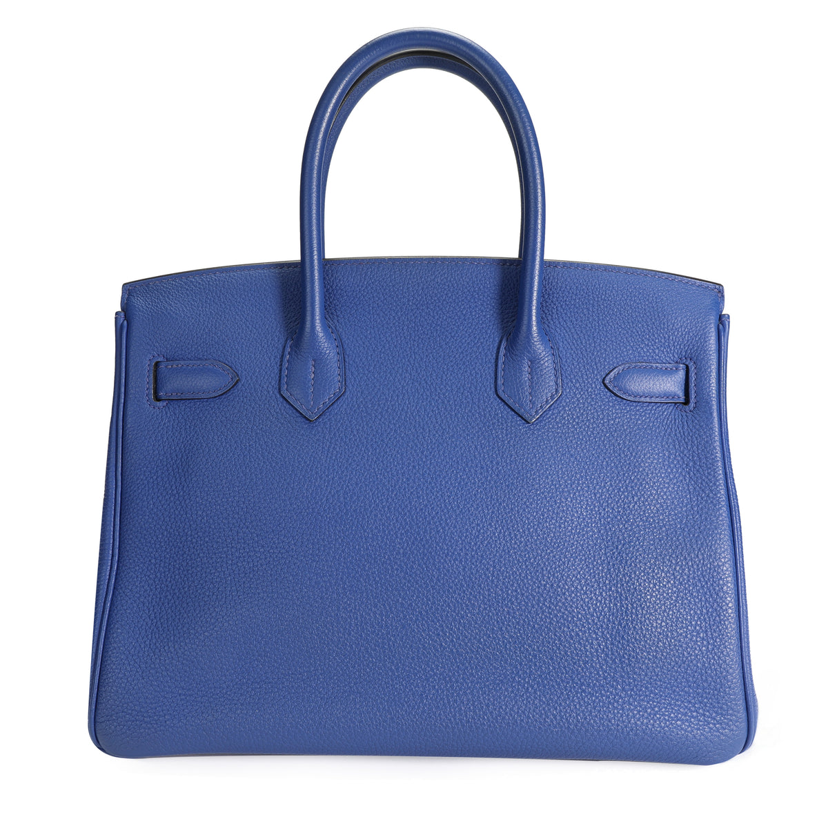 Hermès Bleu Électrique Clémence Birkin 30 with Palladium Hardware