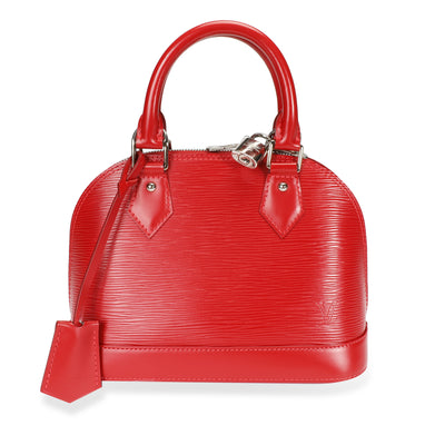 Louis Vuitton Red Epi Leather Alma BB