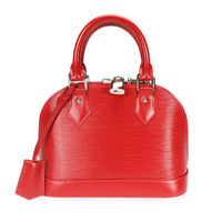 Louis Vuitton Red Epi Leather Alma BB