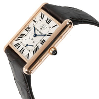 Cartier Tank Louis Cartier W1560003 Mens Watch in 18kt Rose Gold