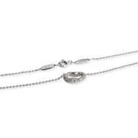 Tiffany & Co. Elsa Peretti Open Heart Diamond Necklace in  Platinum 0.35 CTW
