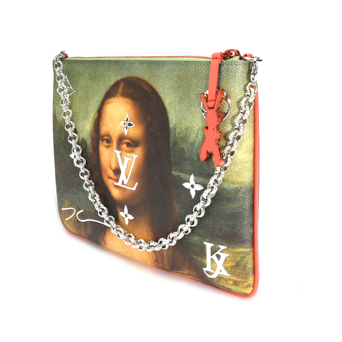 Louis Vuitton Chain Bag Limited Edition with designer Jeff Coons