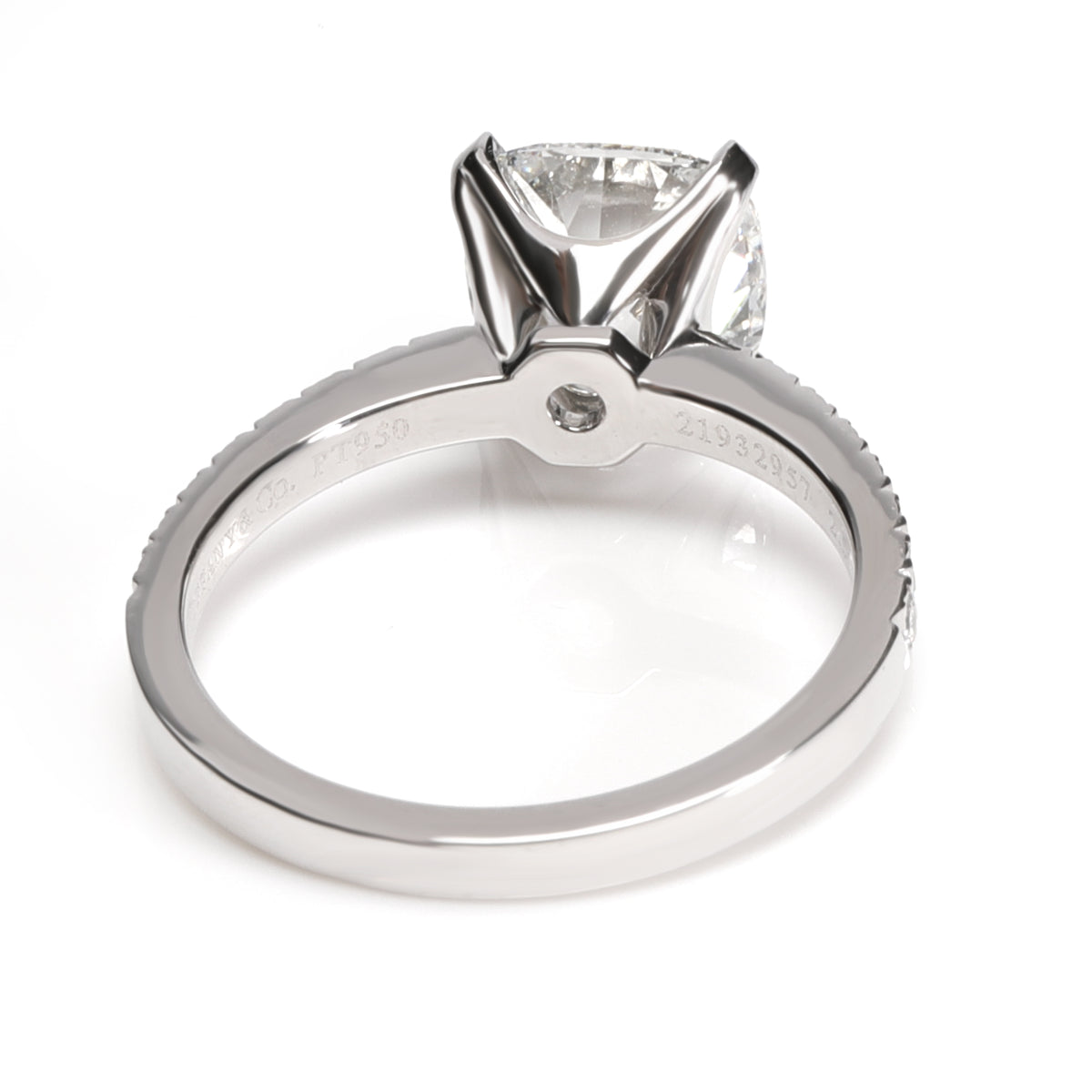 Tiffany & Co. Novo Diamond Engagement Ring in Platinum E VVS1 2.67 CTW