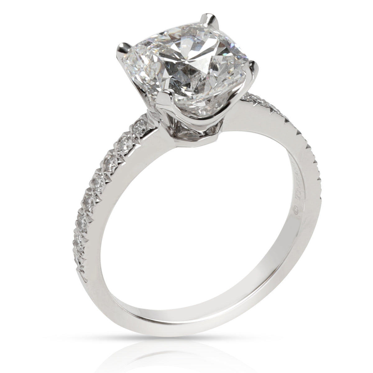 Tiffany & Co. Novo Diamond Engagement Ring in Platinum E VVS1 2.67 CTW