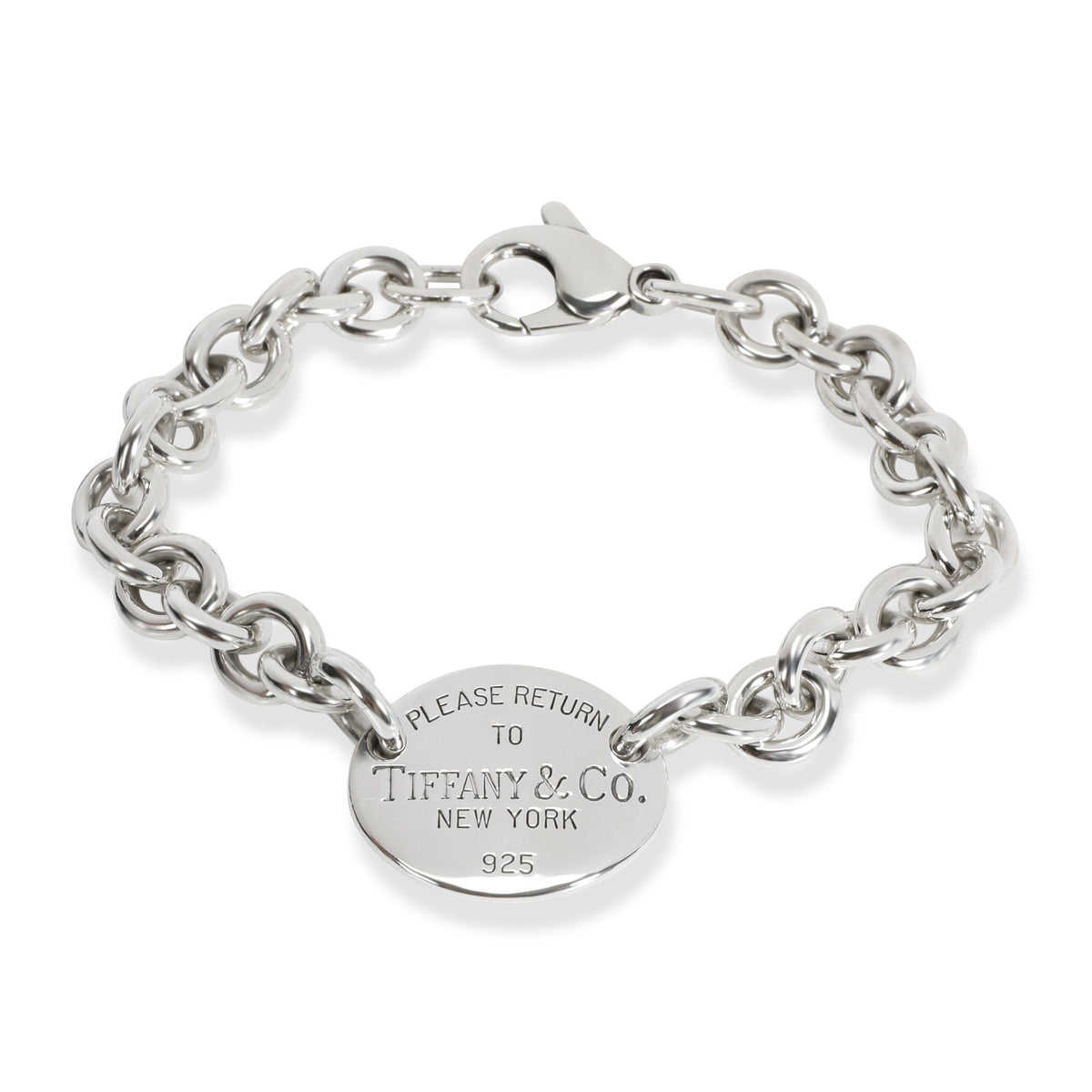 Tiffany & Co. Return to Tiffany Oval Link Bracelet in  Sterling Silver