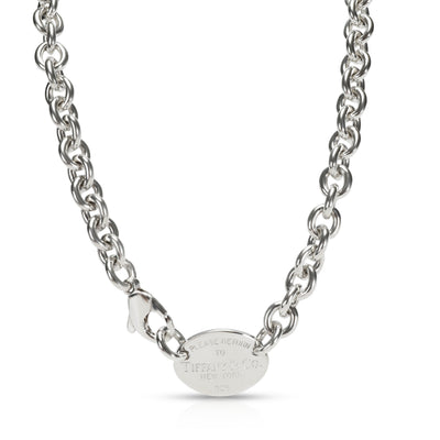 Tiffany & Co. Return to Tiffany Oval Link Necklace in Sterling Silver