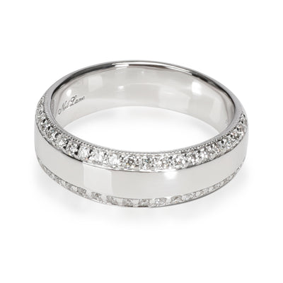 Neil Lane Mens Diamond Wedding Band in 14KT White Gold 0.5 CTW