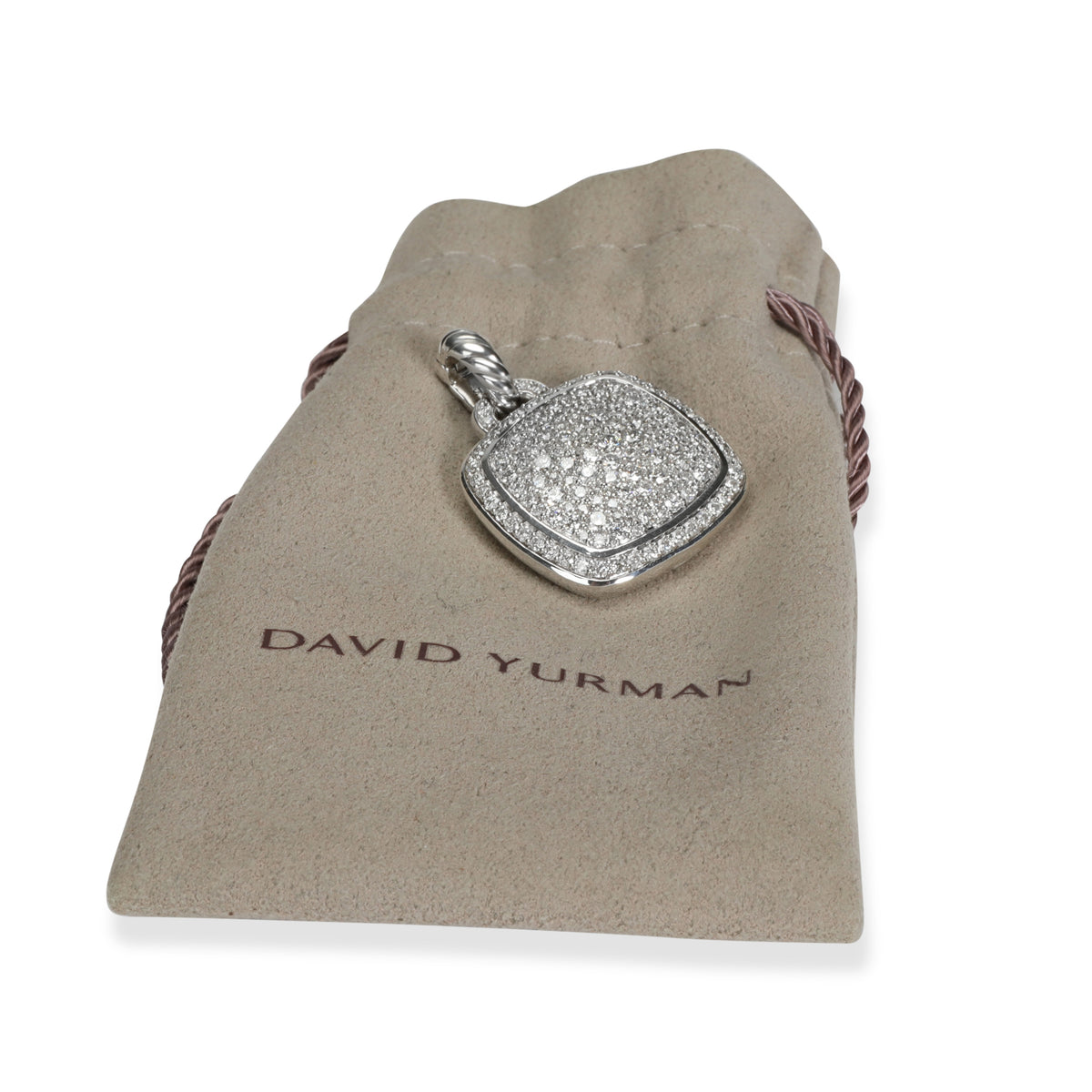 David Yurman Albion Diamond Pendant in  Sterling Silver 1.80 CTW