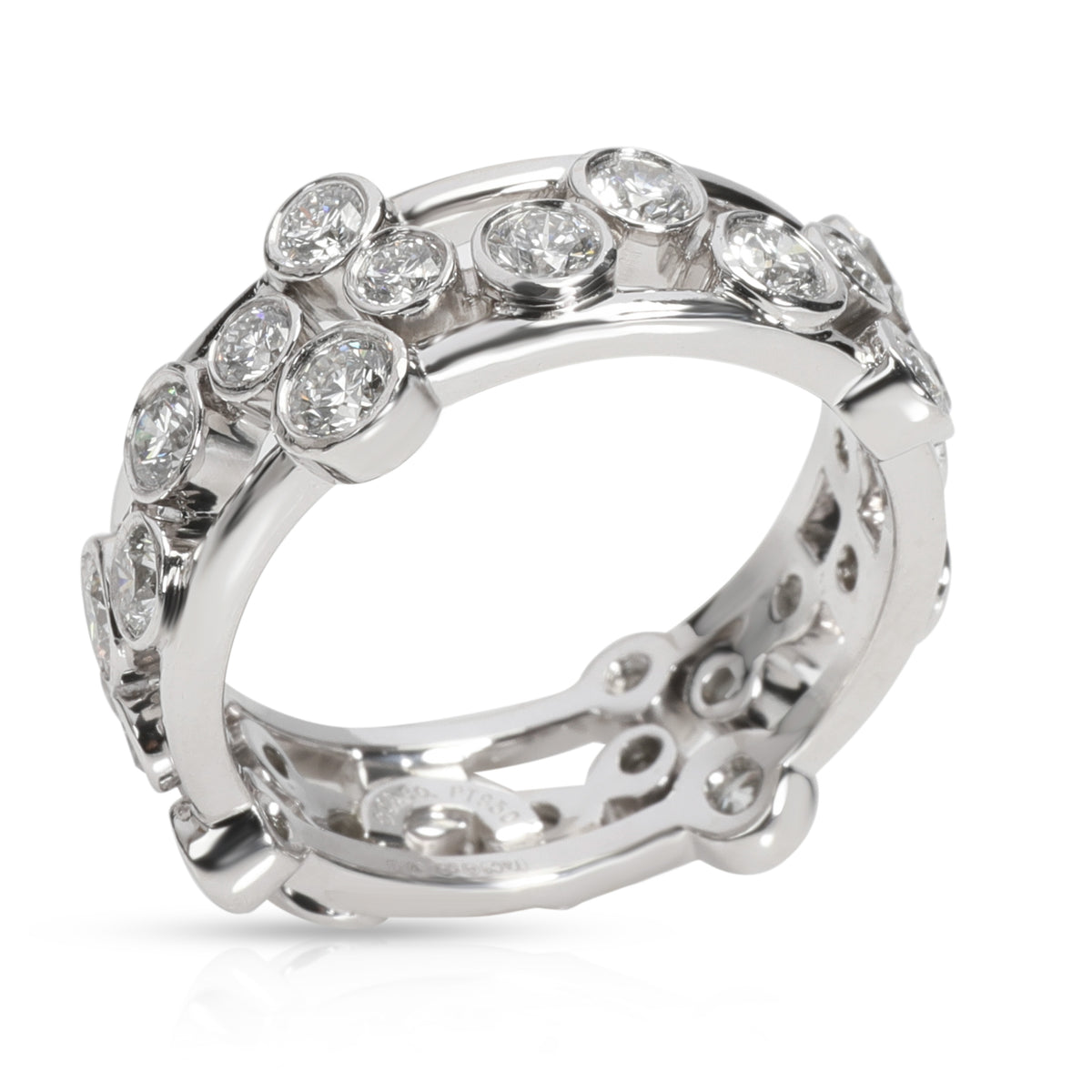 Tiffany & Co. Bubbles Diamond Ring in  Platinum 1.75 CTW