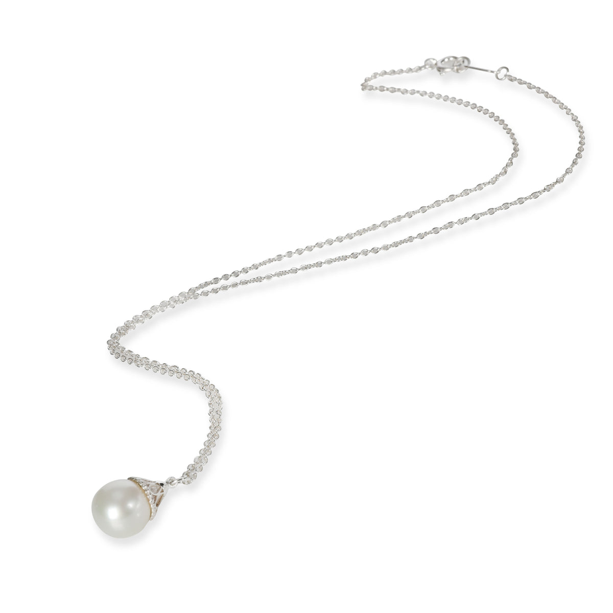 Tiffany & Co. Ziegfeld Pearl Necklace in  Sterling Silver