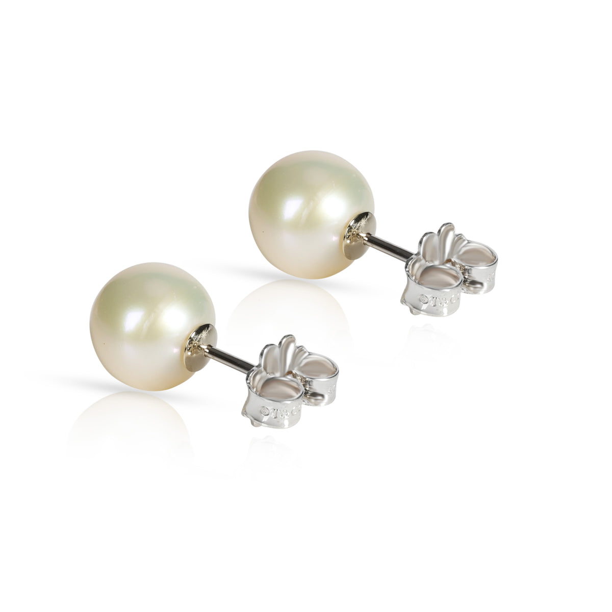 Tiffany & Co. Ziegfeld Pearl Earrings in  Sterling Silver