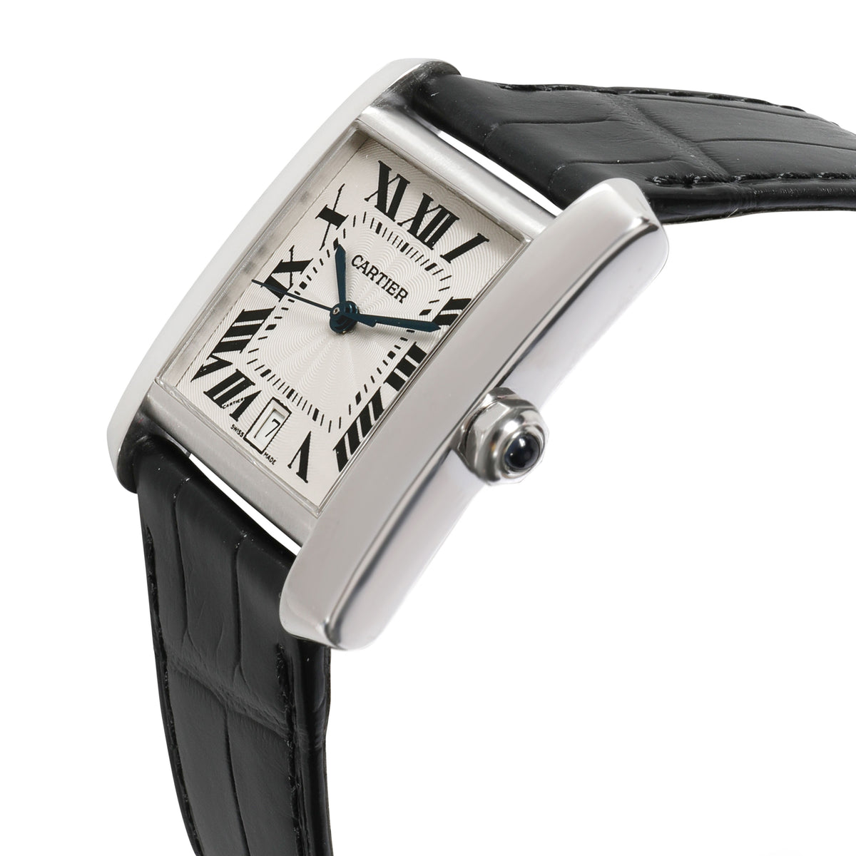 Cartier Tank Francaise W5001156 Unisex Watch in 18kt White Gold