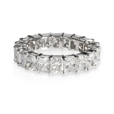 Harry Winston Radiant Cut Diamond Eternity Band in Platinum 6.99 CTW