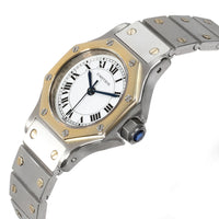 Cartier Santos Ronde 0907 Womens Watch in 18kt Stainless Steel/Yellow Gold