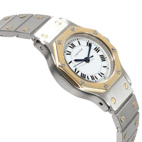 Cartier Santos Ronde 0907 Womens Watch in 18kt Stainless Steel/Yellow Gold