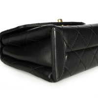 Chanel Black Quilted Lambskin Trendy Top Handle Mini Bag