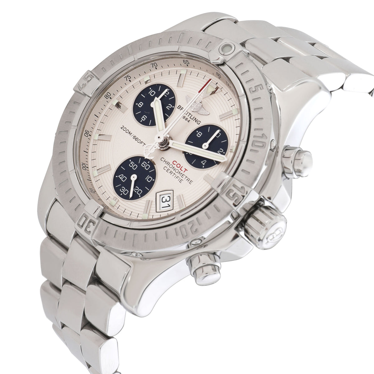 Breitling Colt Chrono A73380 Mens Watch in  Stainless Steel