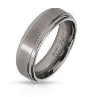 Blue Nile Comfort Fit Tungsten Carbide Mens Wedding Band