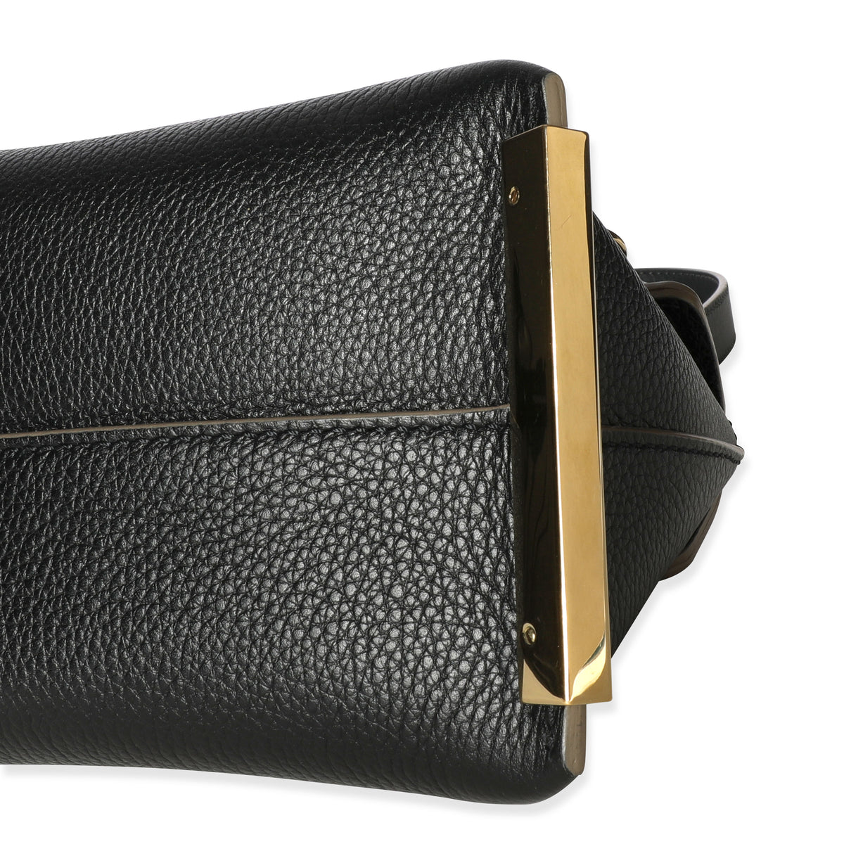 Chloé Black & Sand Leather Mini Clare Bag