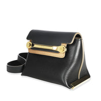 Chloé Black & Sand Leather Mini Clare Bag