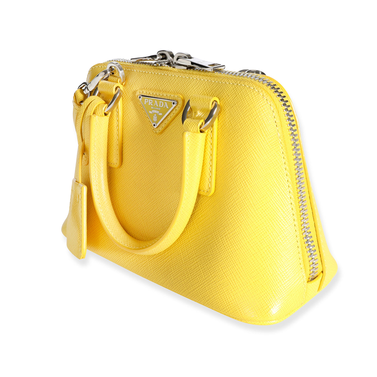 Prada Soleil Saffiano Leather Mini Promenade Bag