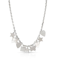 Gucci Multi Charm Necklace in  Sterling Silver