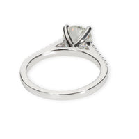 James Allen Diamond Engagement Ring in  Platinum GIA Certified I SI1 1.90 CTW