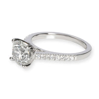 James Allen Diamond Engagement Ring in  Platinum GIA Certified I SI1 1.90 CTW