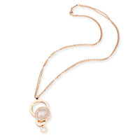 Chopard Happy Dreams Diamond Necklace in 18K Rose Gold 0.75 CTW