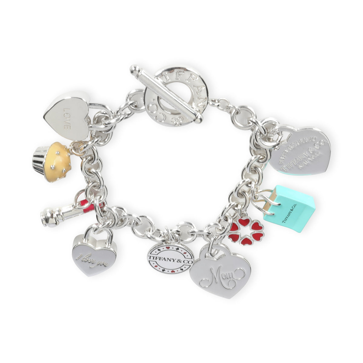 Return to Tiffany Toggle Charm Bracelet in Sterling Silver