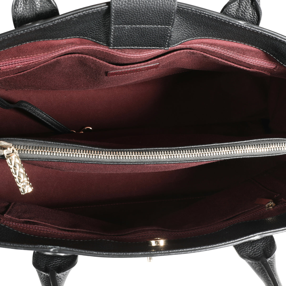 Chanel Black Calfskin Neo Executive Shopper Tote Bag w Strap