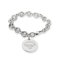 Return to Tiffany Round Tag Bracelet in Sterling Silver