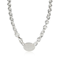 Tiffany & Co. Return to Tiffany Oval Link Necklace in  Sterling Silver