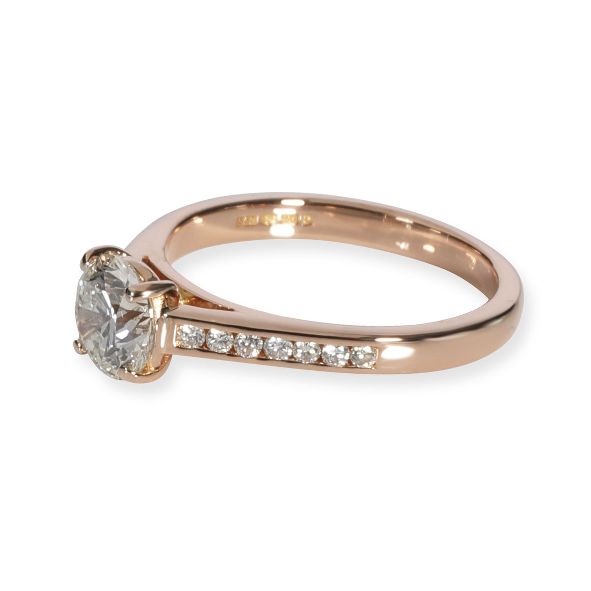 GIA Certified Diamond Engagement Ring in 18K Rose Gold I VS2 1.04 CTW