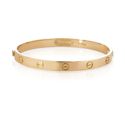 Cartier Love Bracelet in 18K Yellow Gold (Size 18)