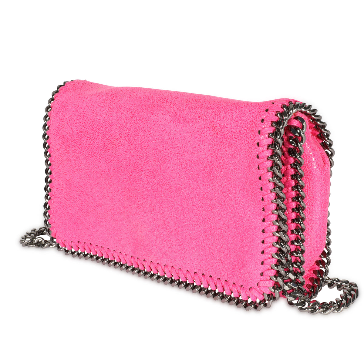 Stella McCartney Hot Pink Shaggy Deer Falabella Crossbody Bag