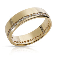 Channel Set Diamond Band in 18K Yellow Gold 0.29 CTW