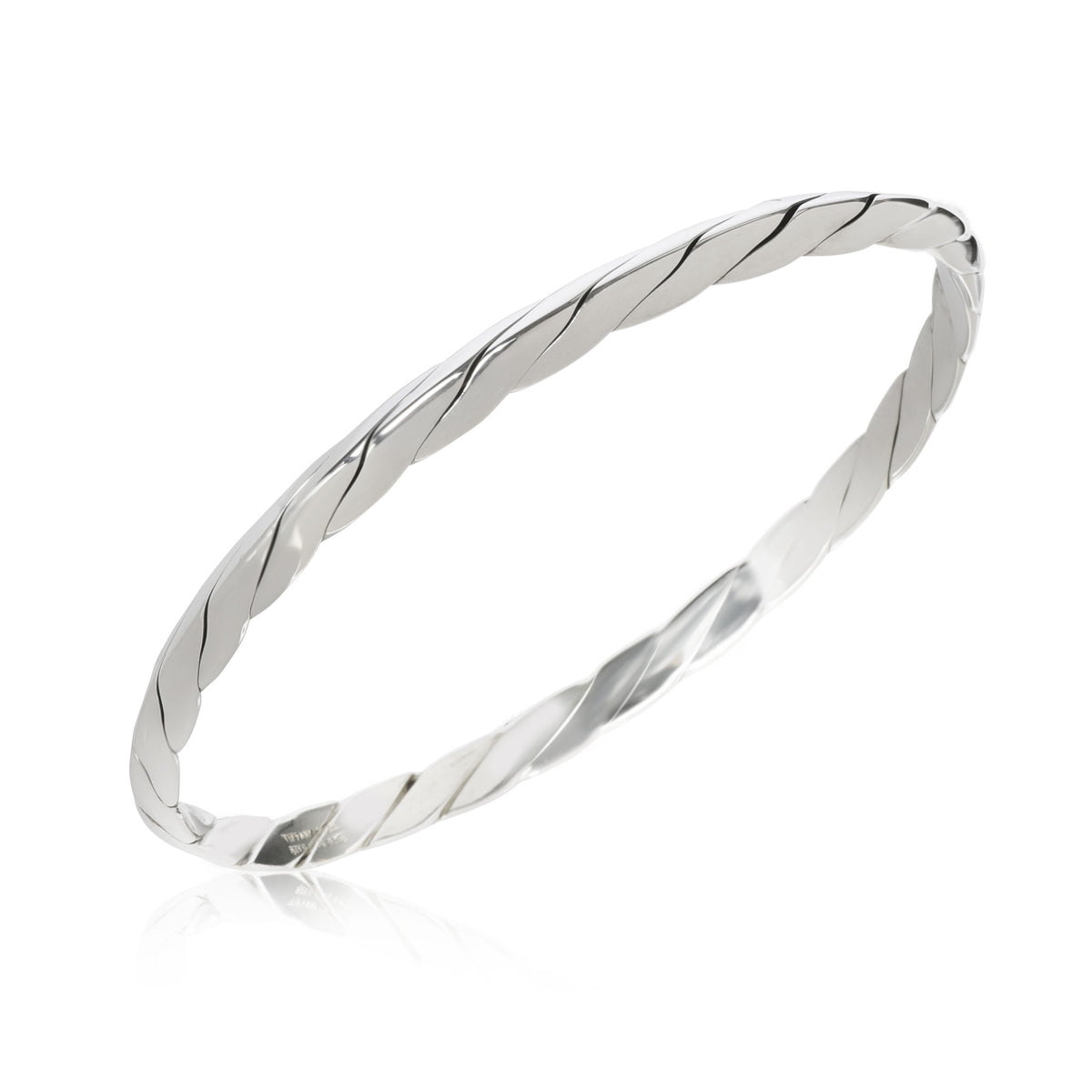 Tiffany & Co. Vintage Twisted Rope  Bangle in Sterling Silver