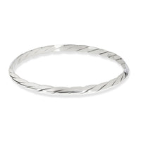 Tiffany & Co. Vintage Twisted Rope  Bangle in Sterling Silver