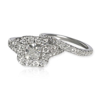 Neil Lane Diamond Halo Wedding Set in 14K White Gold 2.50 CTW