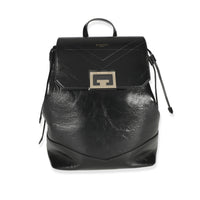 Givenchy Black Textured Calfskin Id Backpack