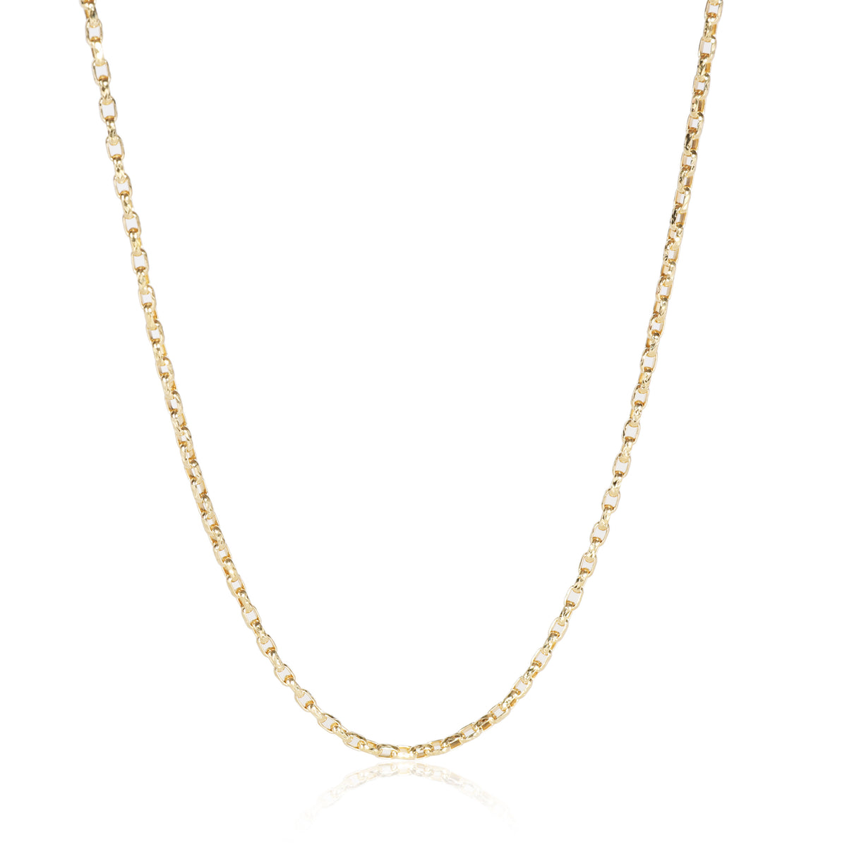 Link Chain 18K Yellow Gold Necklace
