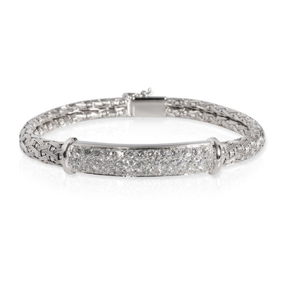 Roberto Coin Diamond Bracelet in 18K White Gold 2.40 CTW